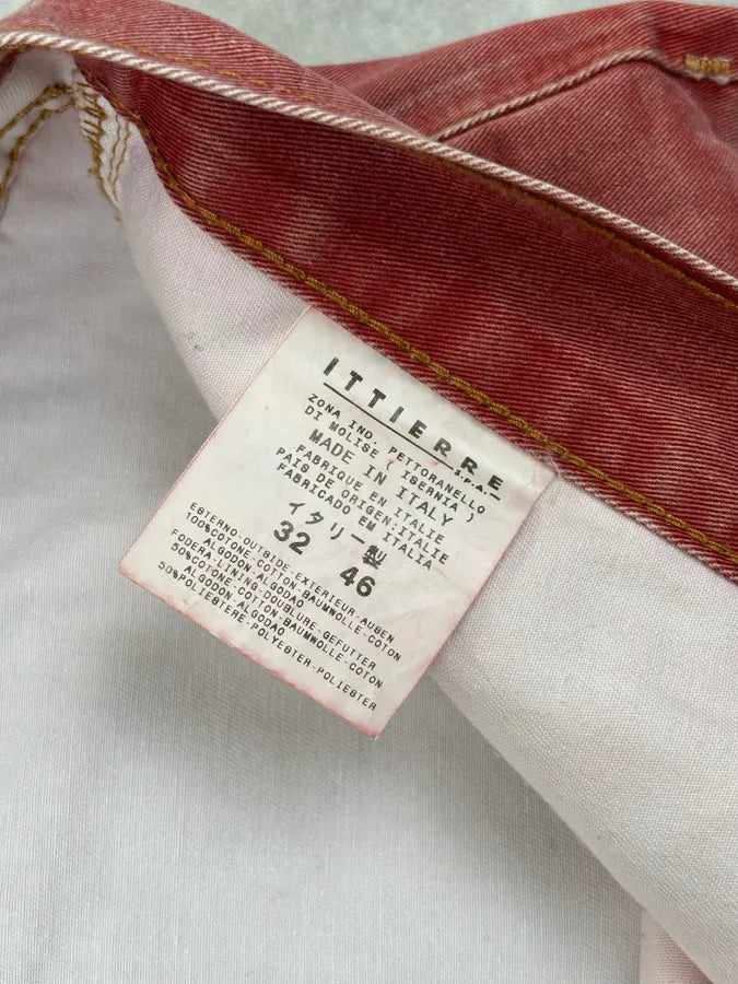 2000s Cavalli Red Gradient Relaxed Pants  iuifzDy 11