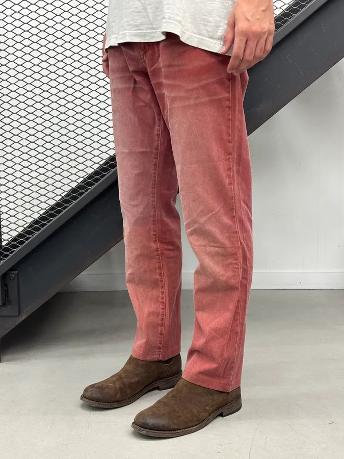 2000s Cavalli Red Gradient Relaxed Pants  iuifzDy 2