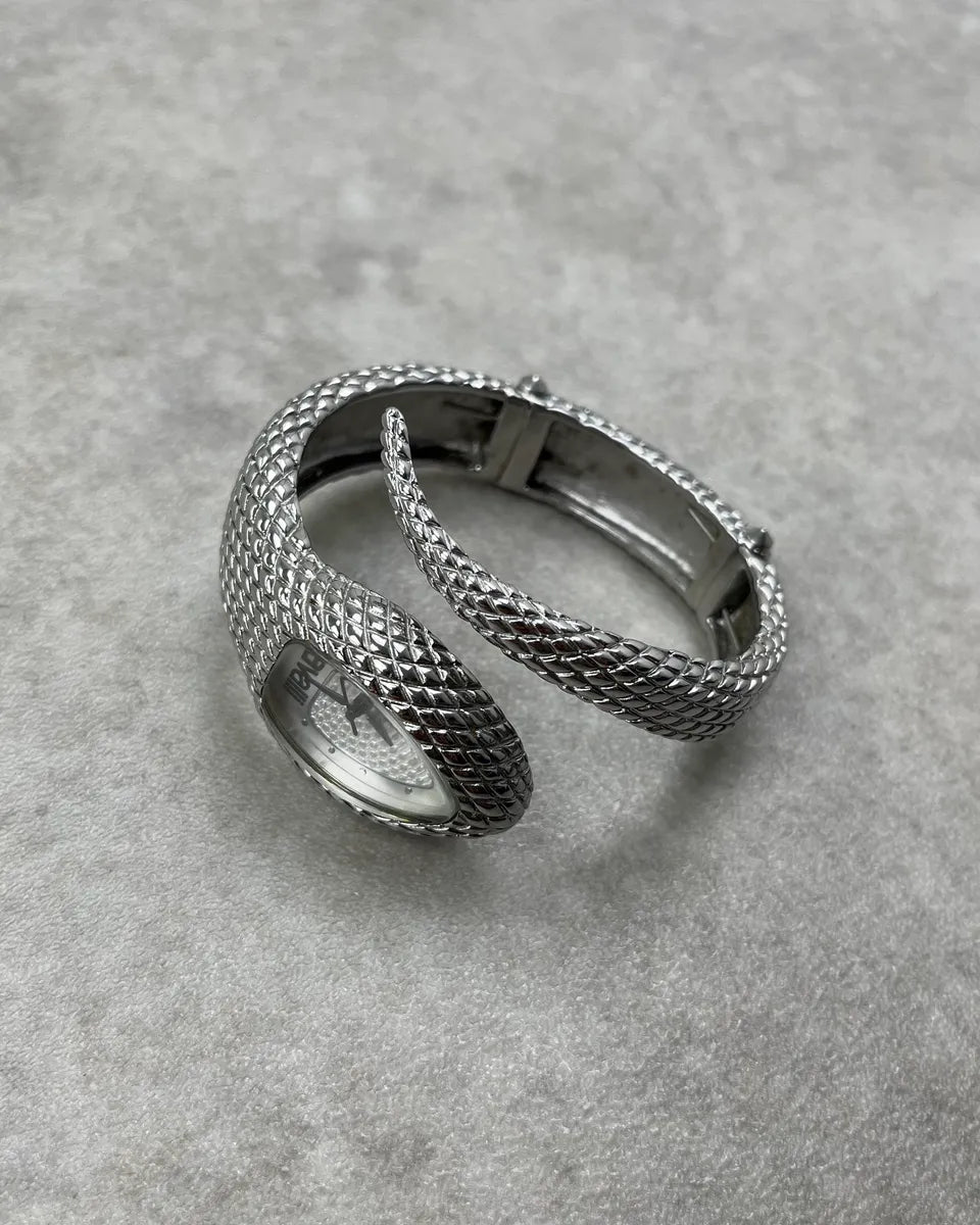 Just Cavalli Silver Grey Stainless Steel Snake Watch bDpZXUC 1