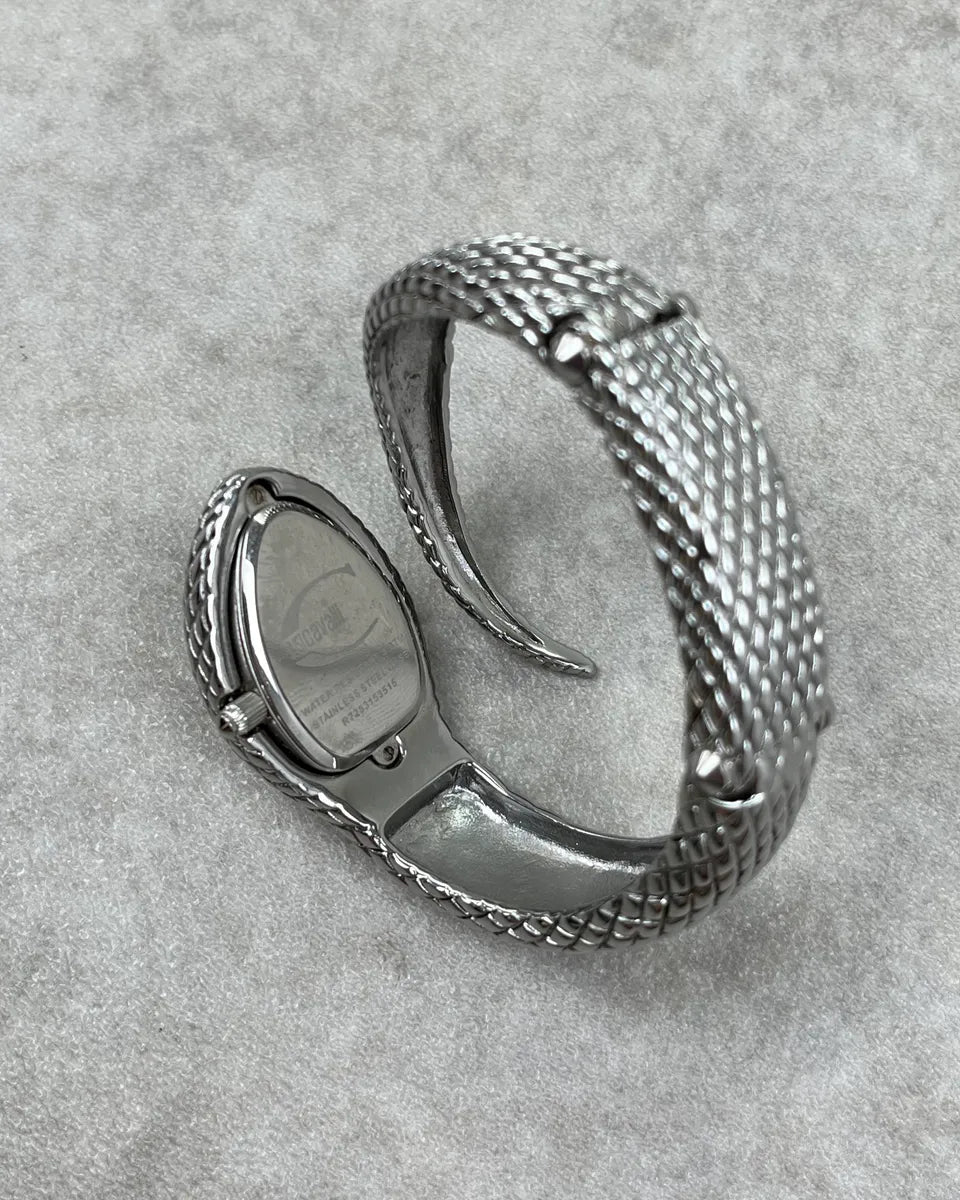 Just Cavalli Silver Grey Stainless Steel Snake Watch bDpZXUC 6