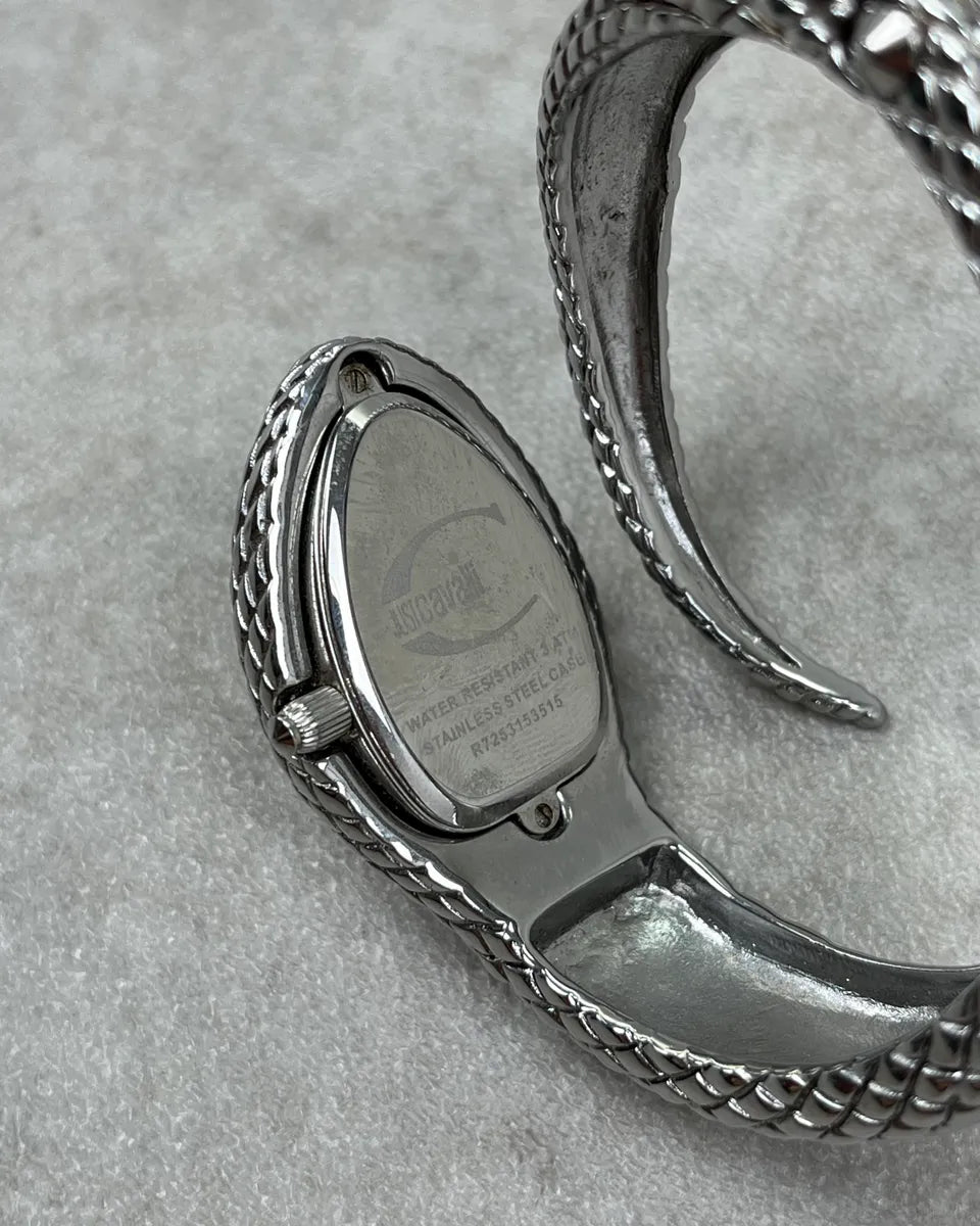 Just Cavalli Silver Grey Stainless Steel Snake Watch bDpZXUC 7