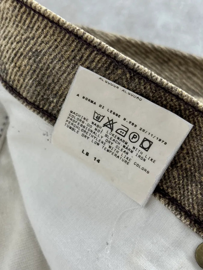 SS2004 Cavalli Taupe Sand Vitality Overprint Pants tLIxRcB 12
