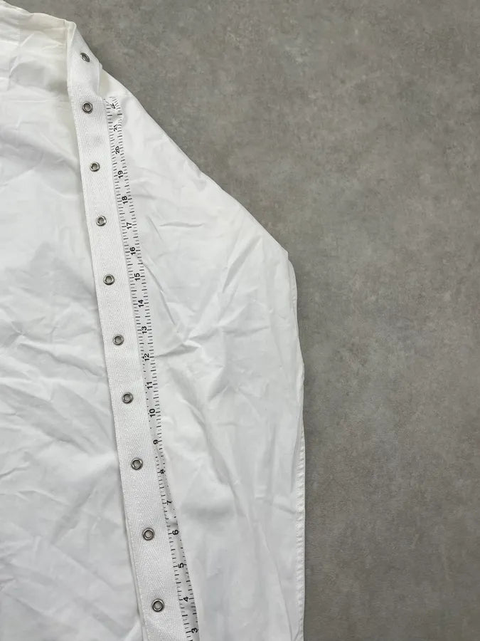 2000s Cavalli White Newspaper Print Shirt WtJvZRS 12