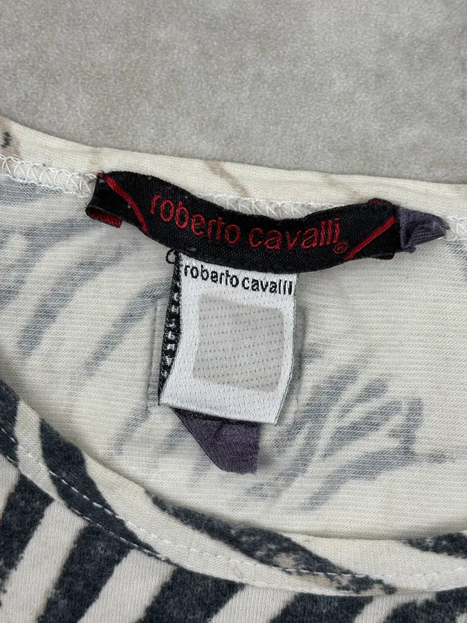2000s Cavalli Zebra Black & White Longsleeve dbqJKtG 7