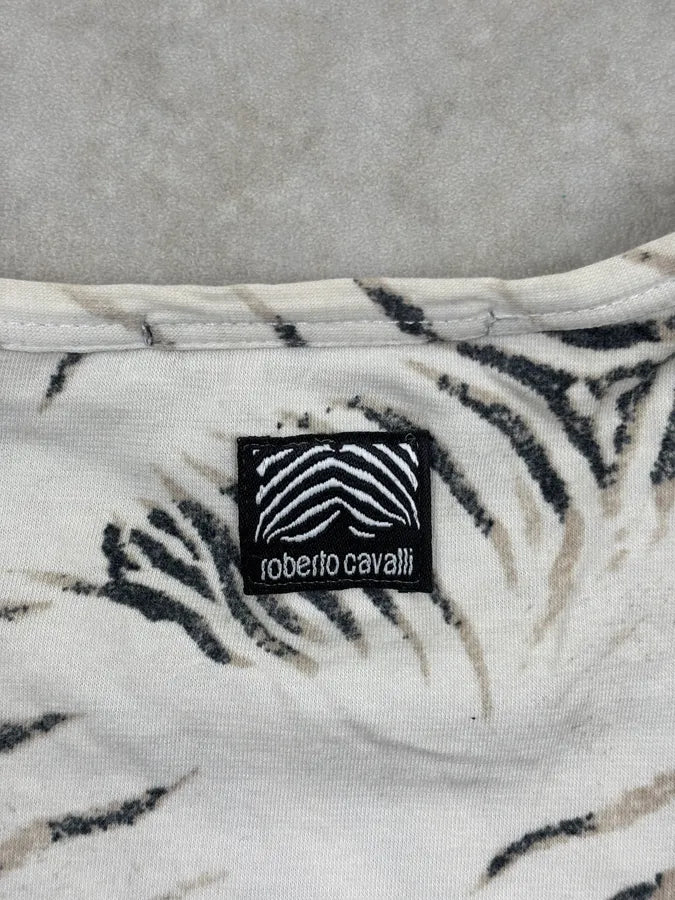2000s Cavalli Zebra Black & White Longsleeve dbqJKtG 8