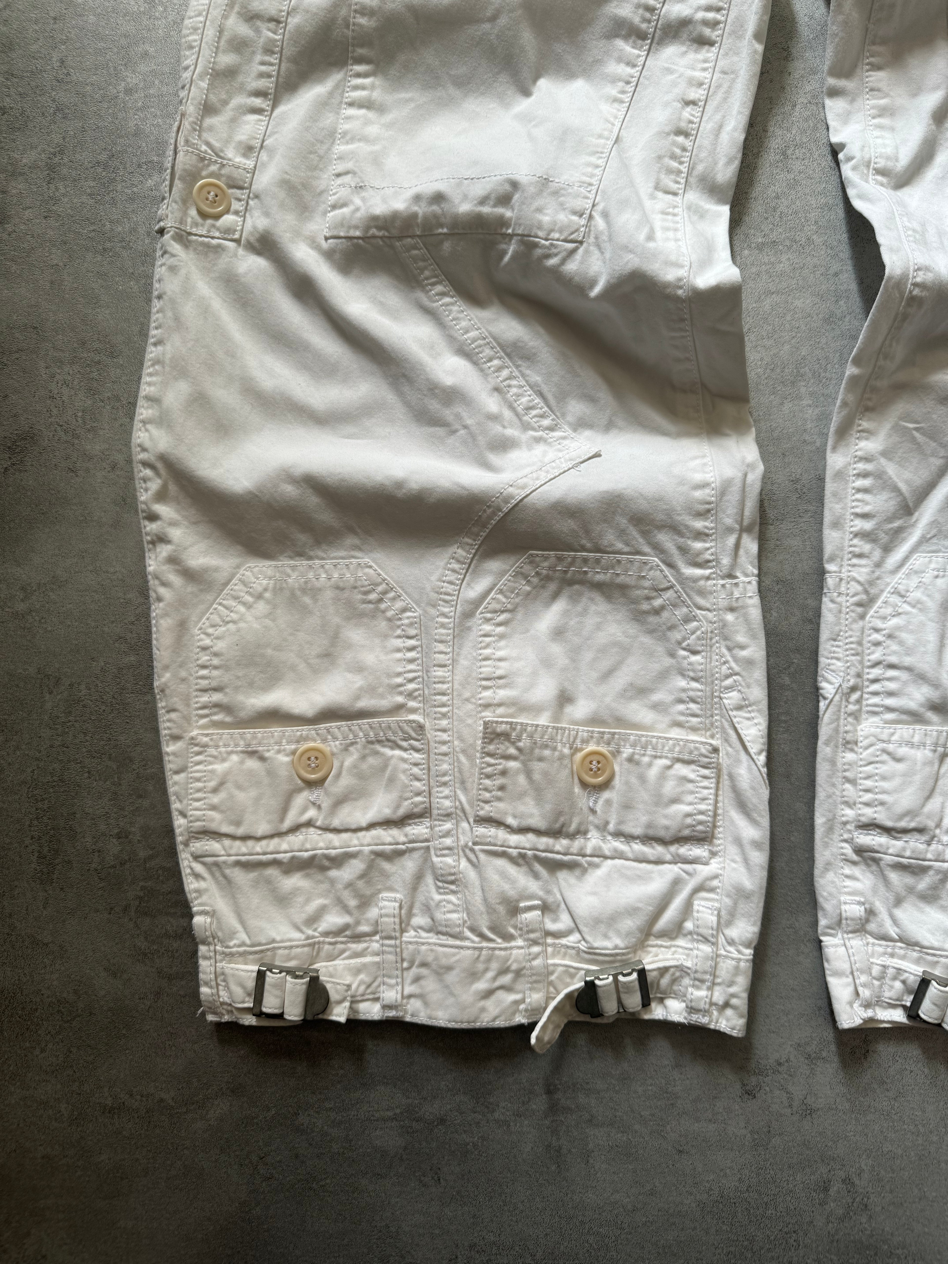 Jean Paul Gaultier Wild Trompe L'oeil Pockets Cargo Pants (XS) - 7