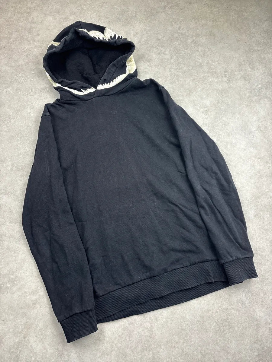 AW2017 Givenchy Black Shark Jaw Pullover Hoodie by Riccardo Tisci jyBuPqSW 4