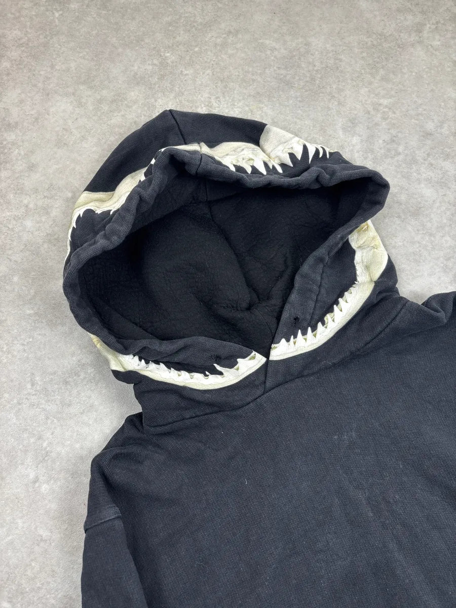 AW2017 Givenchy Black Shark Jaw Pullover Hoodie by Riccardo Tisci jyBuPqSW 5