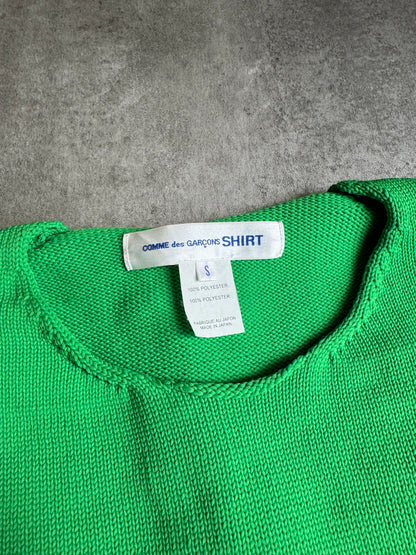 Comme des Garçons Shirt Relaxed Green Sweater (S) - 9