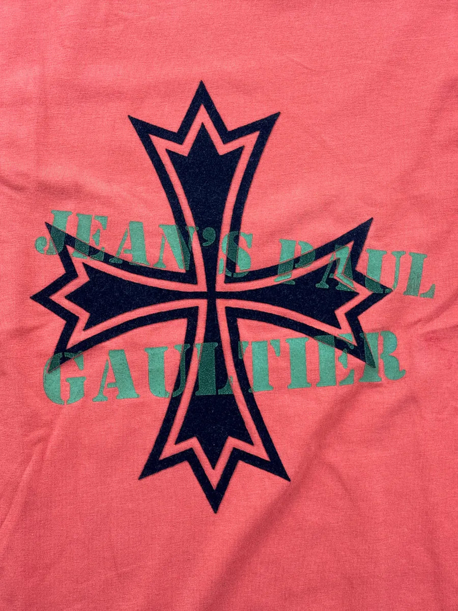 2000s Jean Paul Gaultier Orange Cross Longsleeve kELlsFkm 7