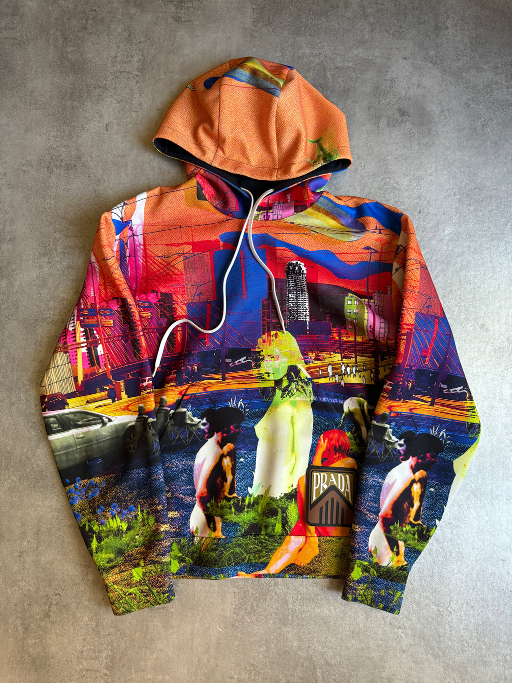 SS2019 Prada Psychadelic World Tech Hoodie (M) - 3