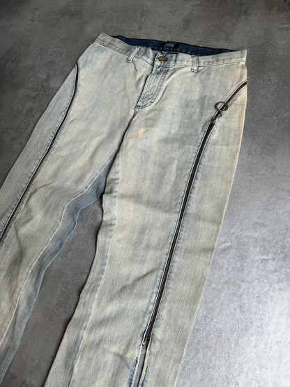 2000s Gianfranco Ferré Full Zip Denim Jeans (S) - 6