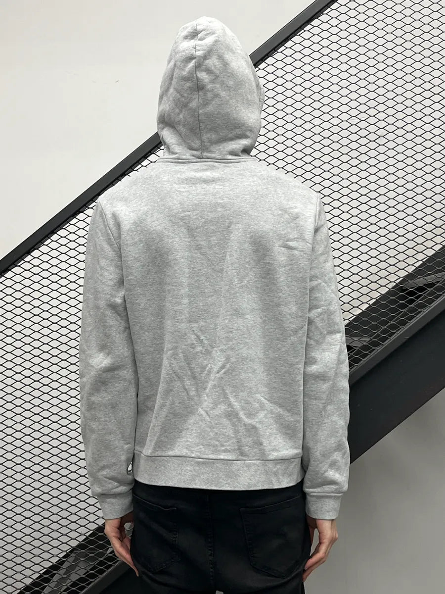 AW2014 Balenciaga Light Grey Contrast Panel Hoodie kVOBVbIV 2