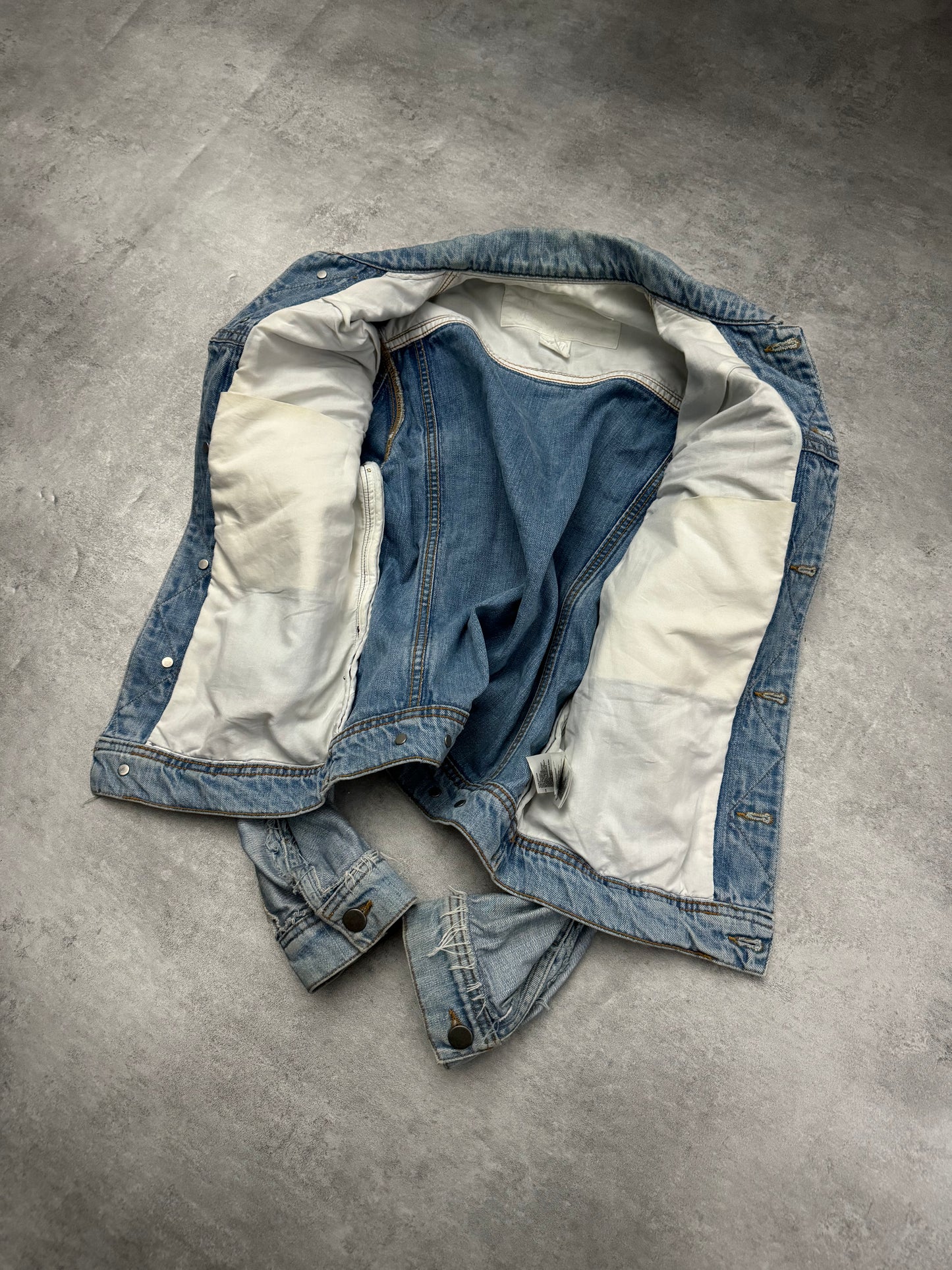 SS2005 Maison Margiela x H&M Reversed Denim Jacket Re-Edition (S) - 4