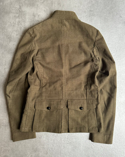 AW2006 Balenciaga Army Tailored Premium Mao Jacket (M) - 2