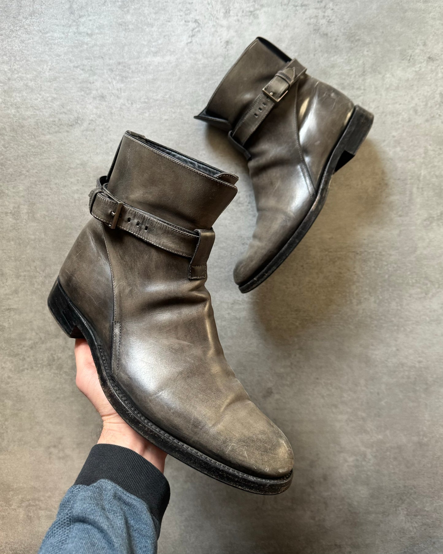 FW2011 Dior Leather Boots by Kris Van Assche (42) - 1