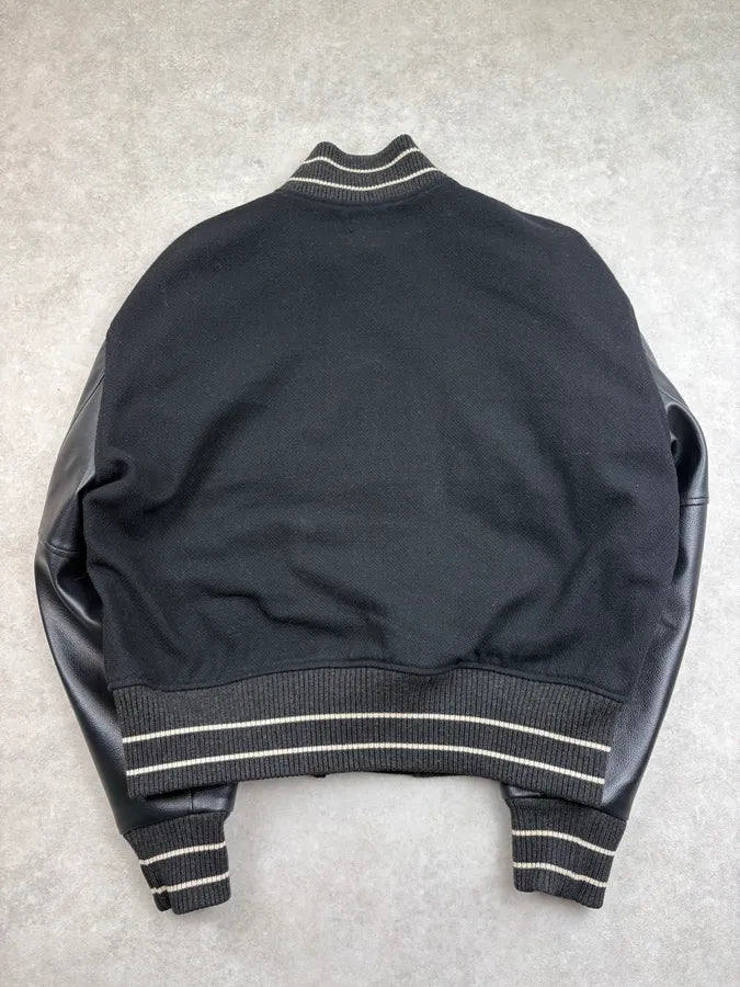 Kapital Bones Black Wool Varsity Jacket OQqwclu 5