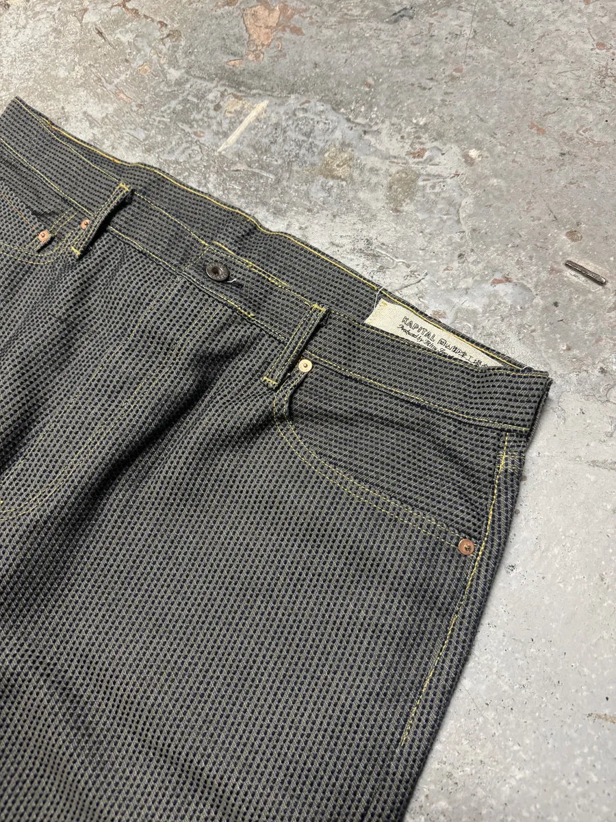 Kapital Century Denim 5P Monkey Cisco Japanese Pants (XL/XXL) BLkwZln 3