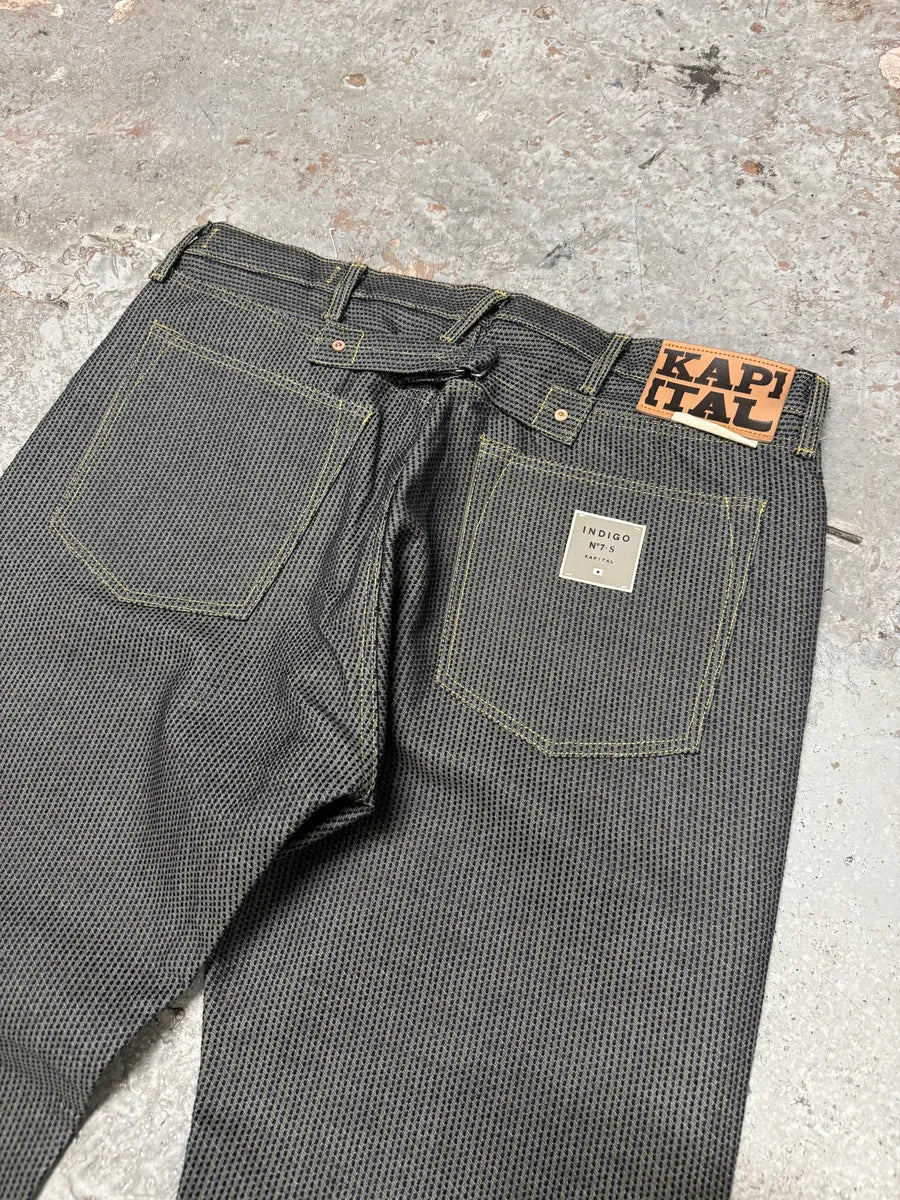Kapital Century Denim 5P Monkey Cisco Japanese Pants (XL/XXL) BLkwZln 9