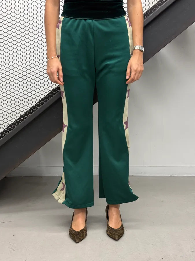 Kapital Green Beige Side Stars Elastic Jogger Pants xLjinuP 1