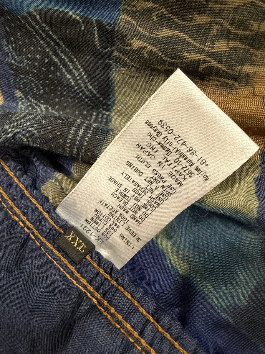 Kapital Japanese Boro Blue Distressed Denim Jacket lfCJjrW 10