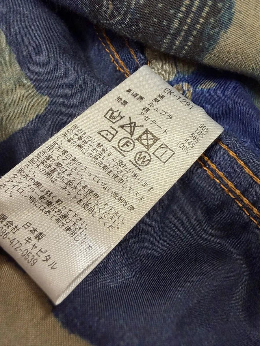 Kapital Japanese Boro Blue Distressed Denim Jacket lfCJjrW 11