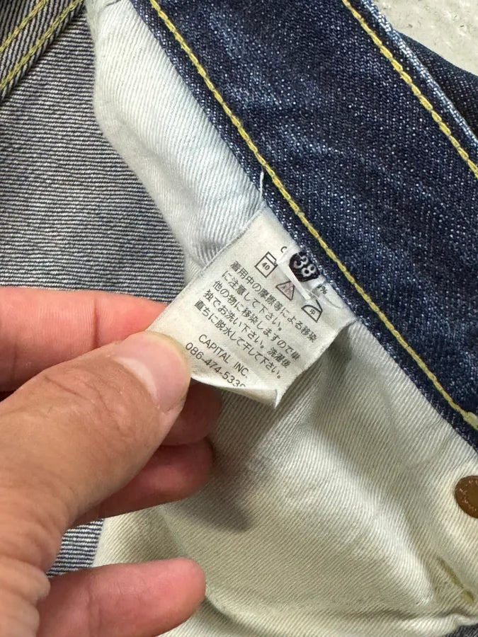 Kapital Large Brut Salvedge Japanese Denim Jeans eJUteaE 7