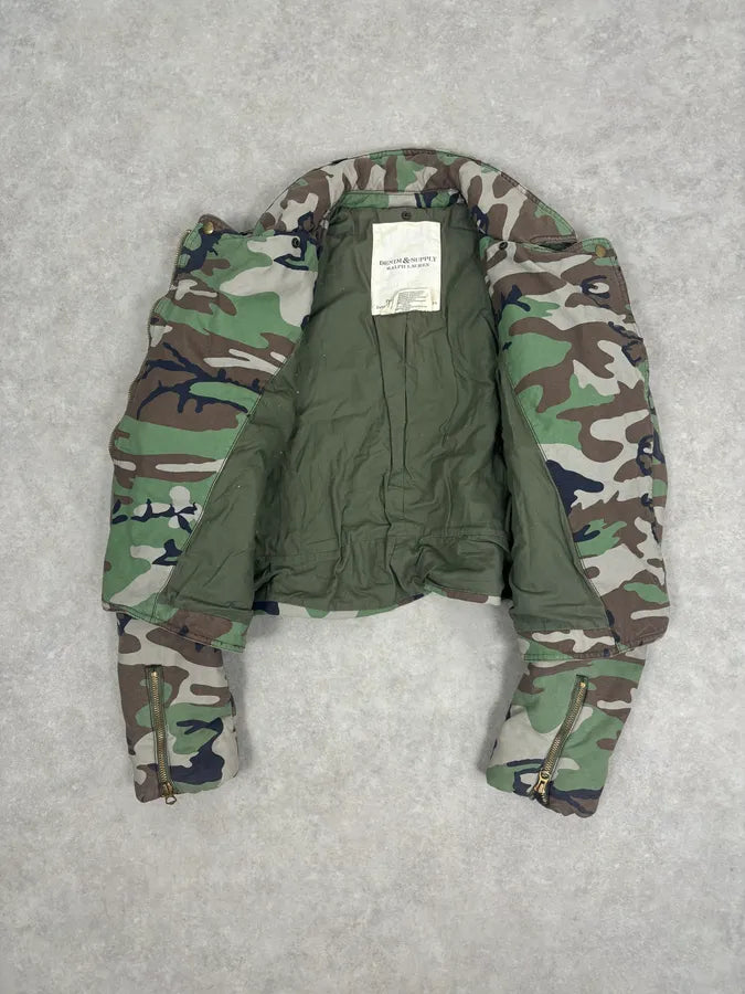 Ralph Lauren Military Camo Perfecto Biker Jacket YJgylvg 6