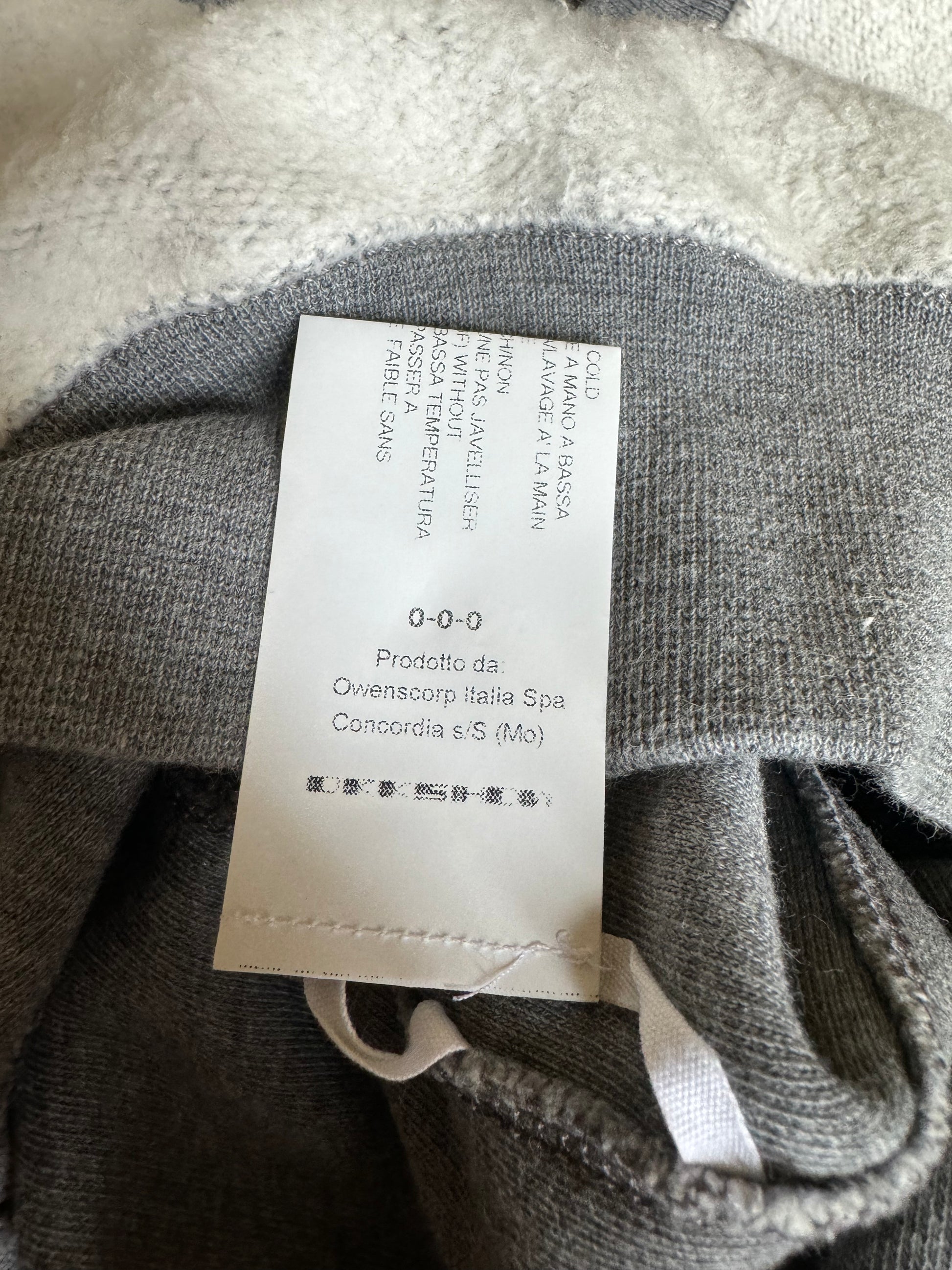 SS2020 Rick Owens Signature Grey Melange Inversed Sweater (XS) - 6