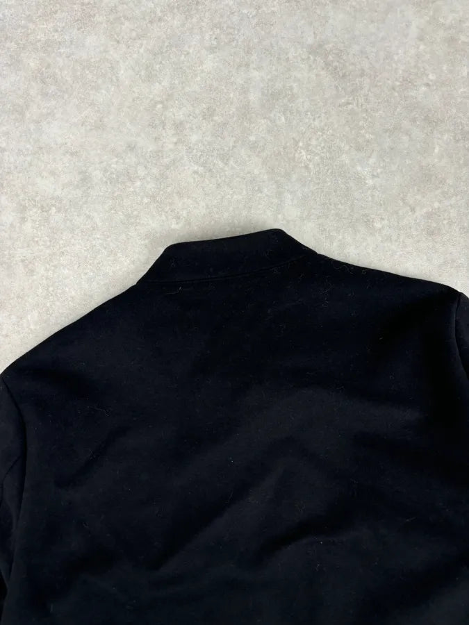 Kenzo Asymmetrical Wool Black Jacket dAAPOOc 5