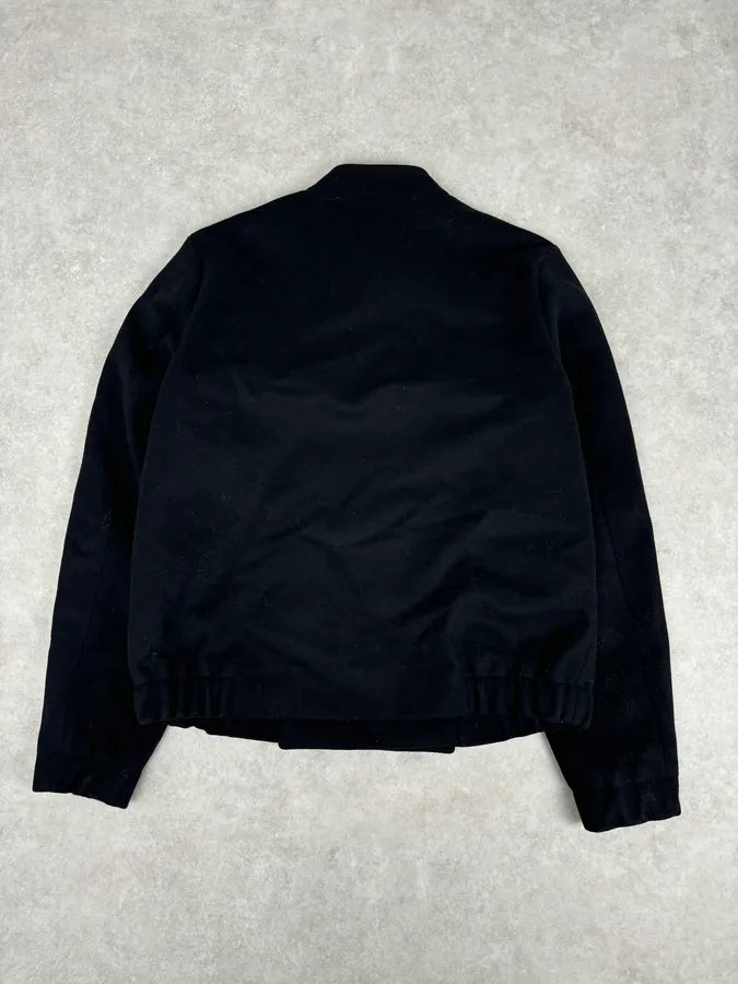 Kenzo Asymmetrical Wool Black Jacket dAAPOOc 4