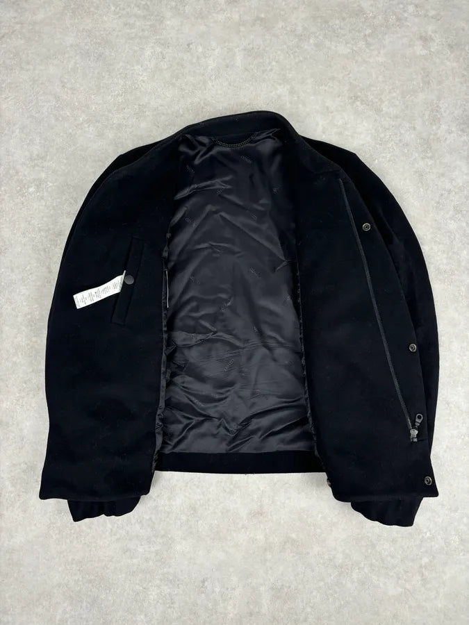 Kenzo Asymmetrical Wool Black Jacket dAAPOOc 7