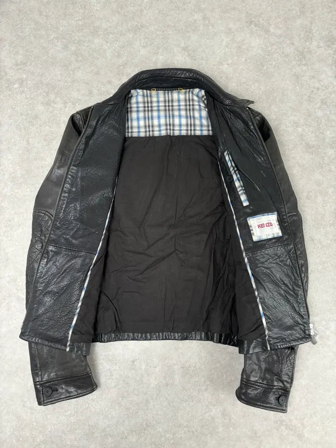 Kenzo Black Lamb Leather Premium Jacket iwYzCMq 6
