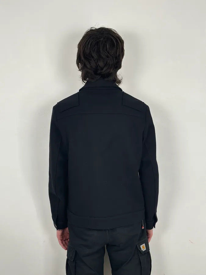 Kenzo Black Classy Wool Buttoned Coat gTDbCiM 2