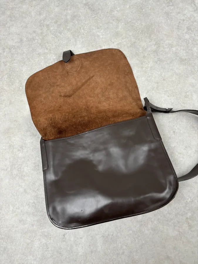 Kenzo Brown Embroidered Shoulder Bag lypMYkJ 12