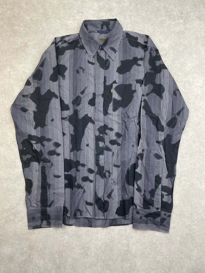Kenzo Blue & Black Abstract Print Shirt CDzgHdx 0