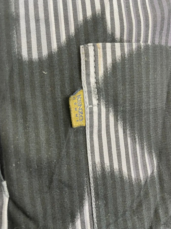 Kenzo Blue & Black Abstract Print Shirt CDzgHdx 5