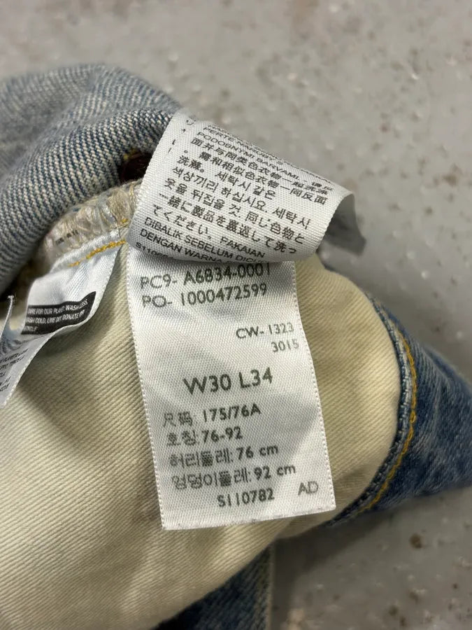 Kenzo Levi’s Destroyed Blue Denim Jeans CqCOkhA 12