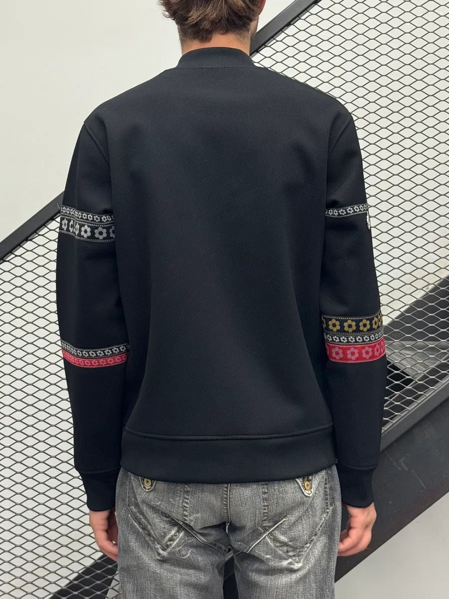 Kenzo Peace Black Zip-up Bomber Jacket LjsqFWB 2