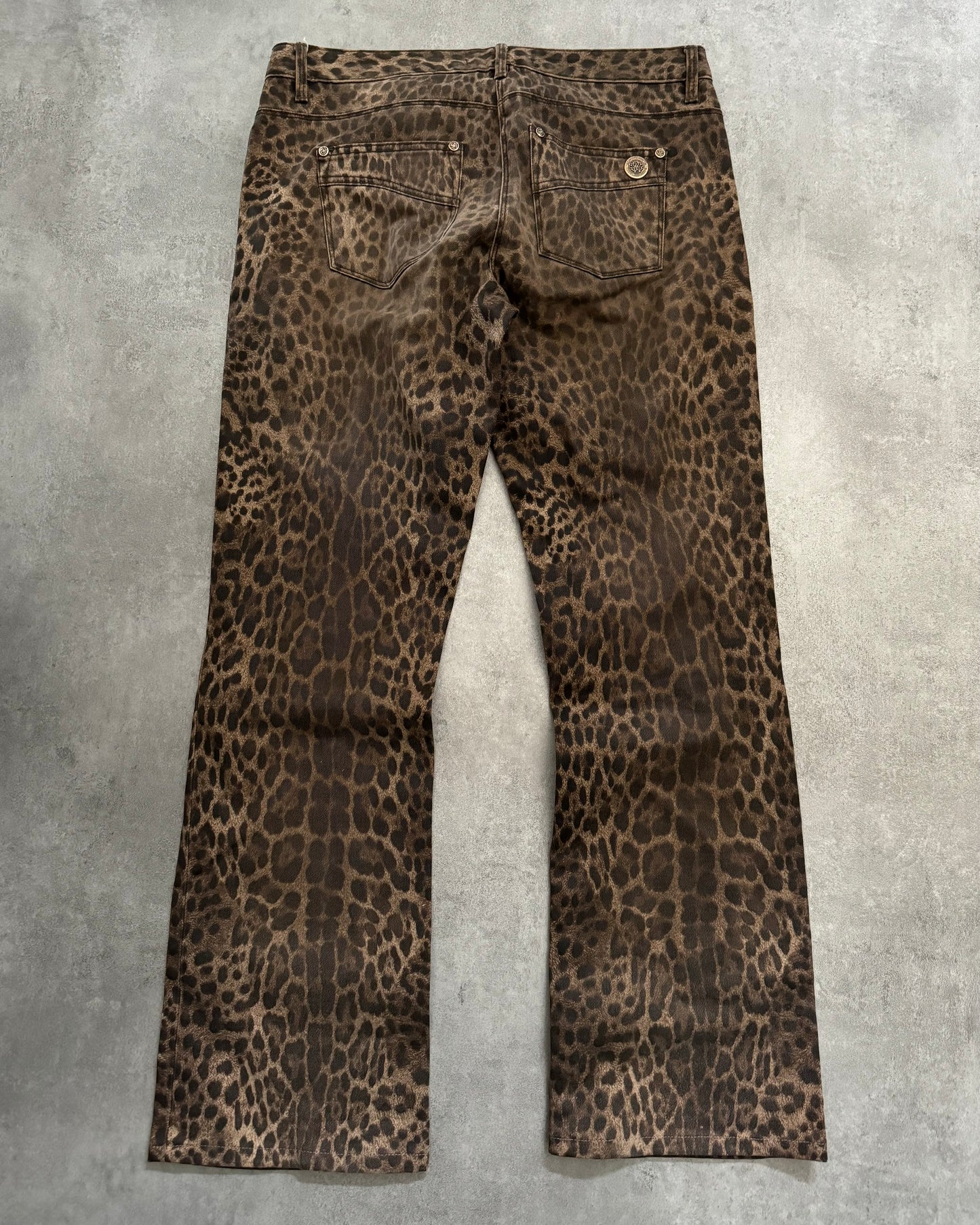 SS2010 Roberto Cavalli 40th Anniversary Leopard Royal Pants (S/M) - 2