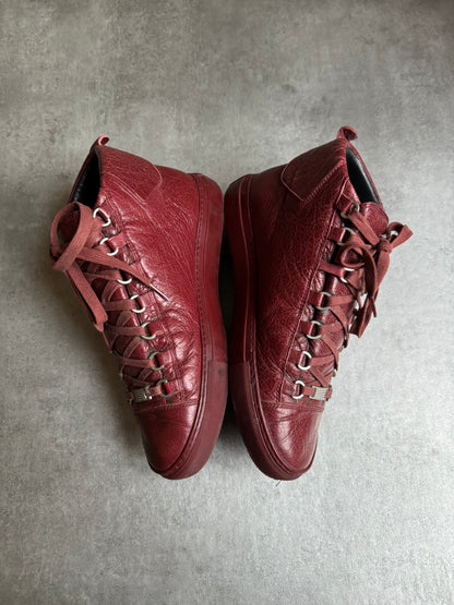 Balenciaga Arena High Bordeaux Leather  (42,5) - 9