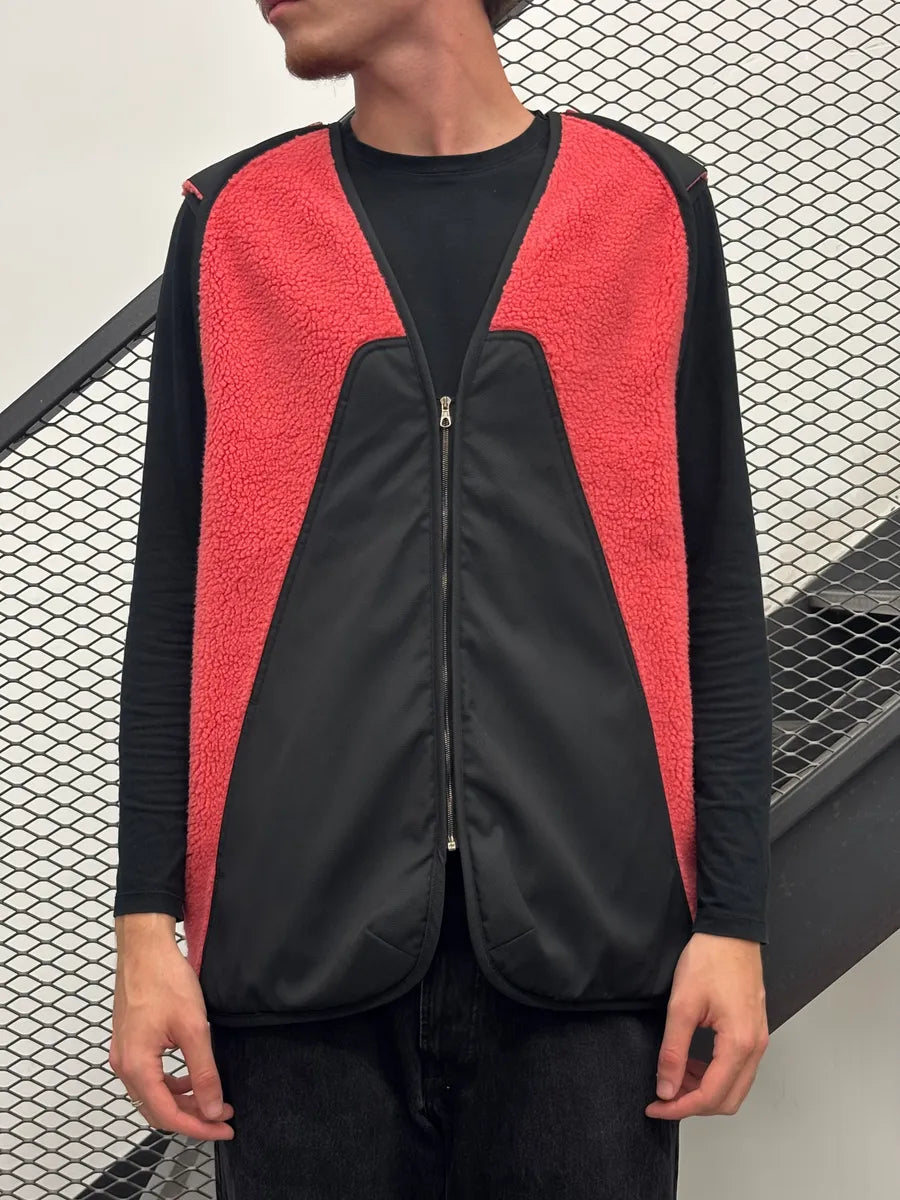 AW2020 Kiko Kostadinov Lapsed Infulence Nash Linner Pink & Black Vest  aPPTNkW 1