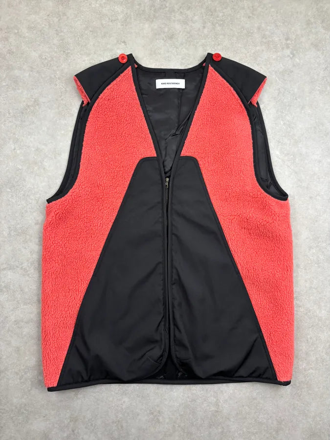 AW2020 Kiko Kostadinov Lapsed Infulence Nash Linner Pink & Black Vest  aPPTNkW 0