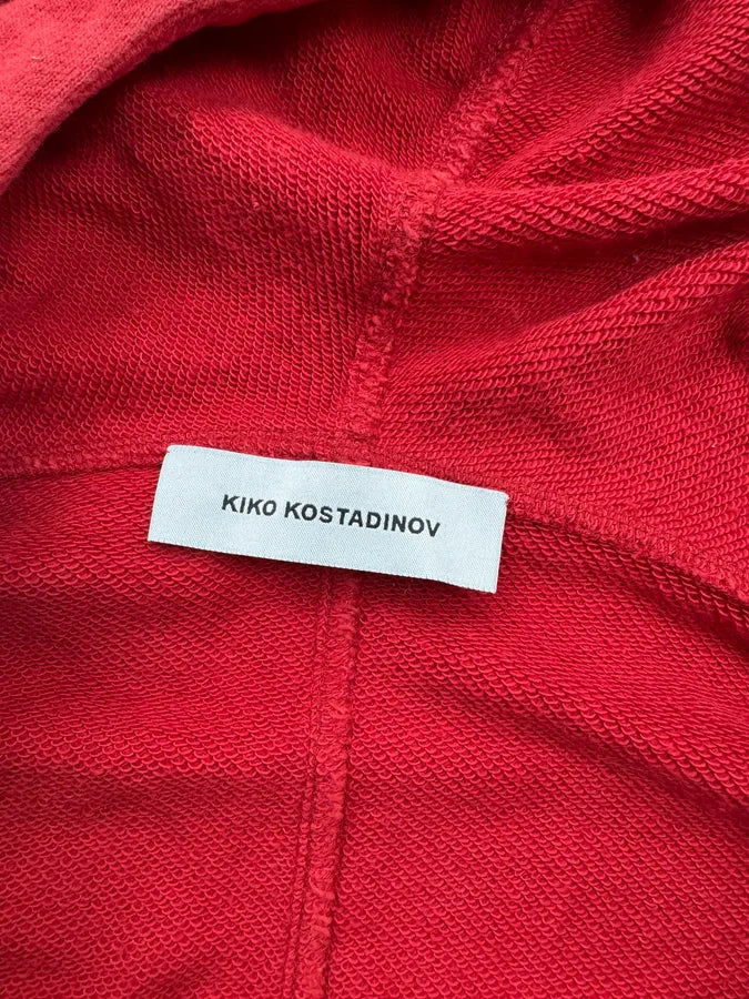 Kiko Kostadinov Lapsed Influence Red & White Zip Hoodie eQEwDZW 6