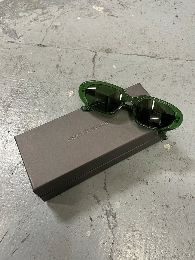 Kiko Kostadinov Ria Sunglasses Emerald Green (OS) pSEnrgt 2