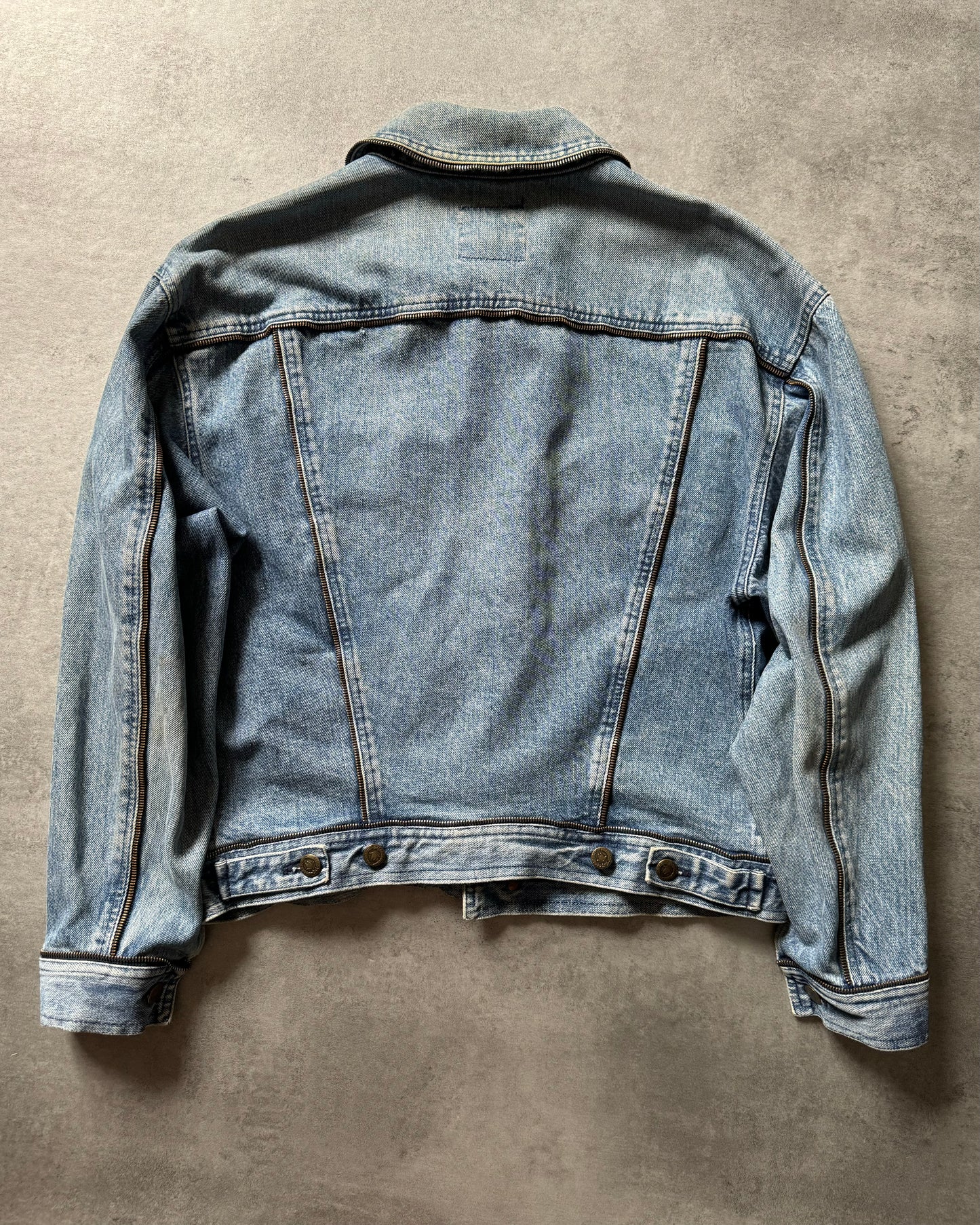 AW1998 Moschino Love Full Zips Cozy Denim Jacket (M) - 2