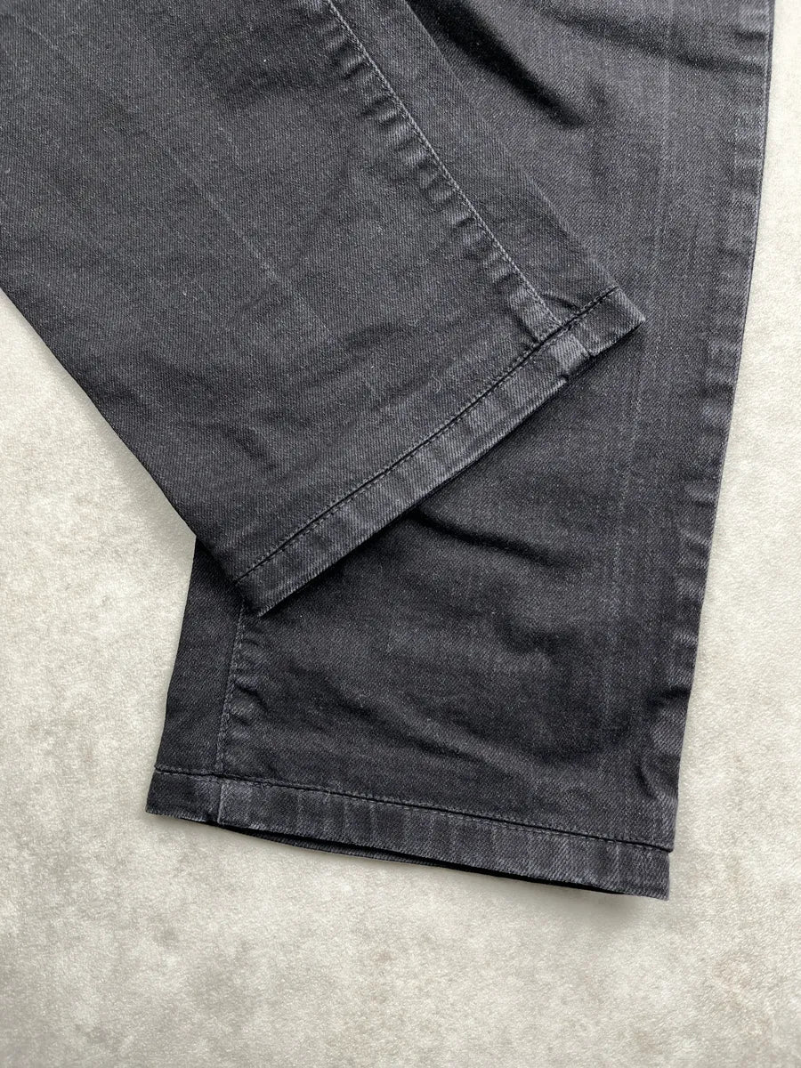2010s Pierre Balmain Black Denim Moto Panel Jeans knbWCBHM 7