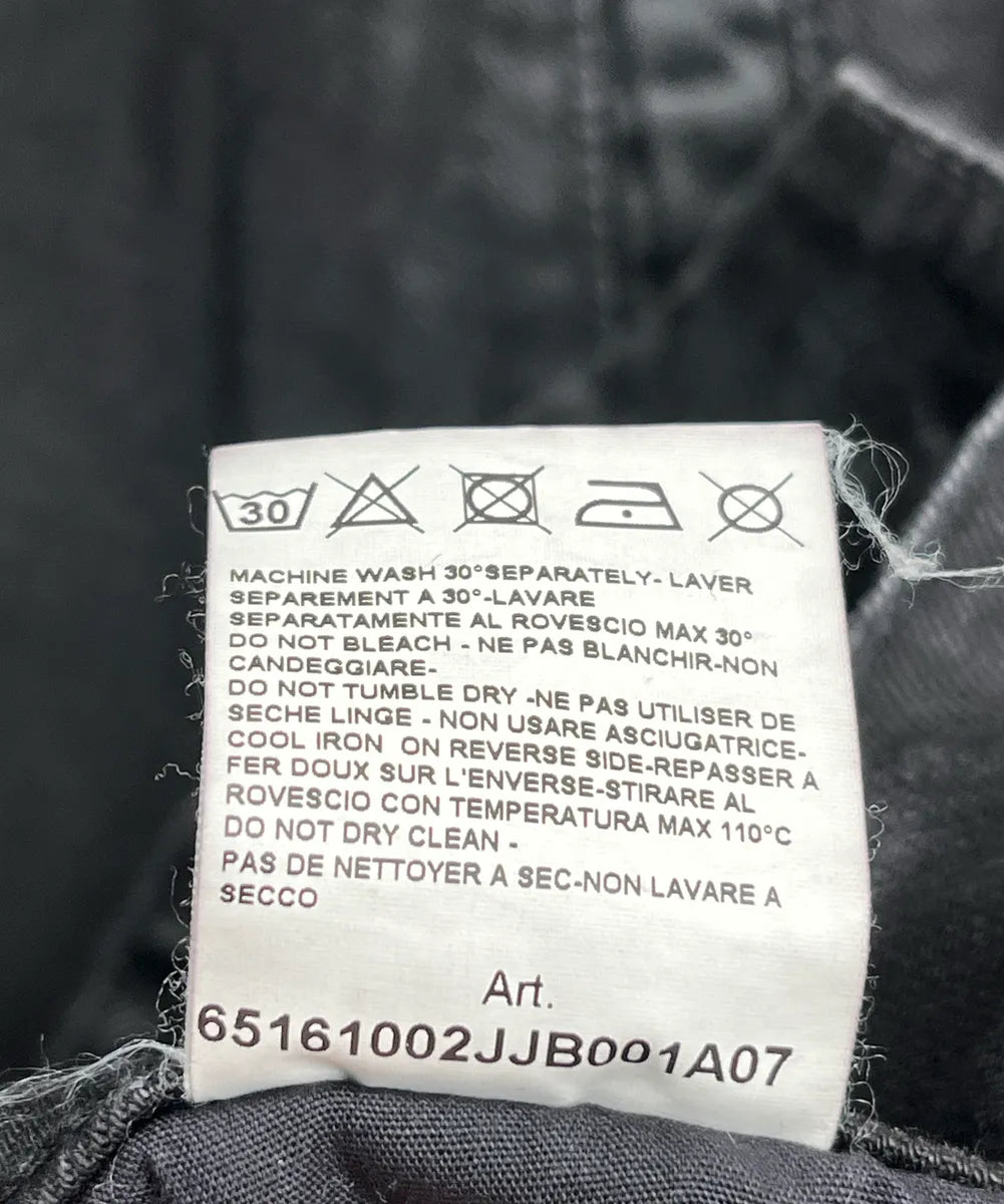 2010s Pierre Balmain Black Denim Moto Panel Jeans knbWCBHM 10