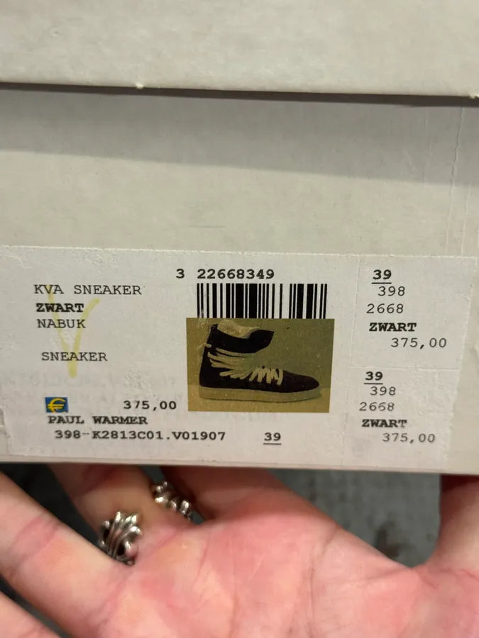 Kris Van Assche Backzip Laced Black Leather High Sneakers ytZVAmK 5