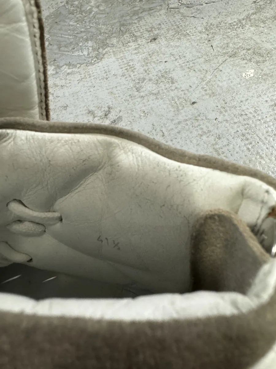 Kris Van Assche Beige Suede Leather Laced High Sneakers (43eu/us9.5) OaNbbms 7